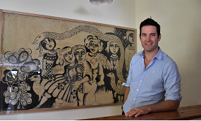 Mirka Mora mural features at local watering hole
