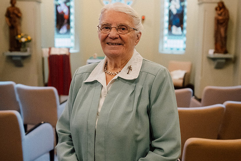 The Sisters sharing the history of Mary MacKillop and leaving a legacy