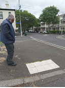 Elderly man taken to hospital after footpath fall calls for council to act on hazardous tactile tiles