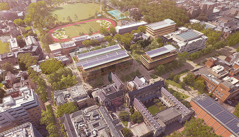 Melbourne University’s bold vision for 22,000 squares metres of green space