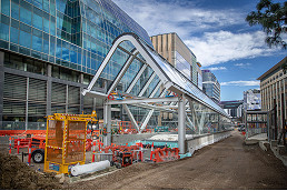 A new accessible tram stop for Parkville