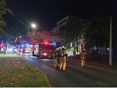 Police investigate as heritage terrace in East Melbourne goes up in flames