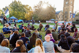 Palestine protests Uni Melbourne
