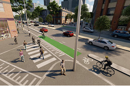 Council releases plans for Queensberry Street’s new bike lanes