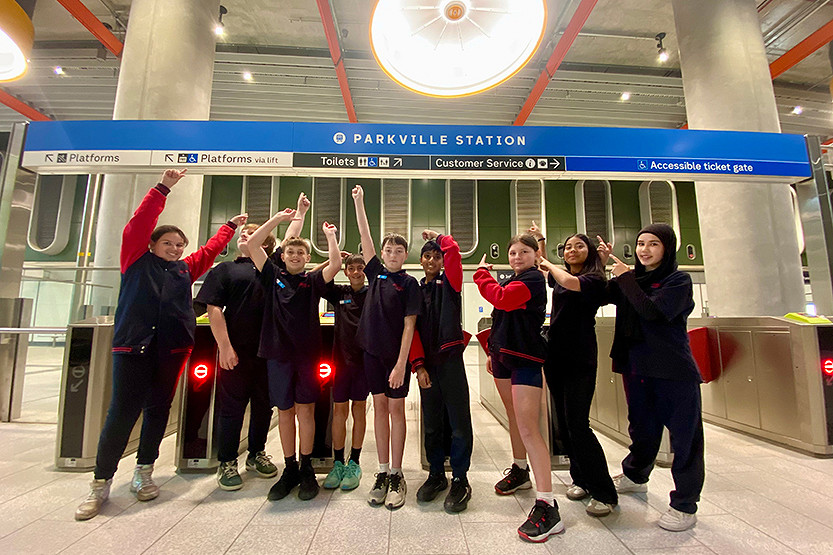 School students get a sneak peek of Parkville Station