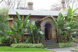 James Sinclair and his cottage