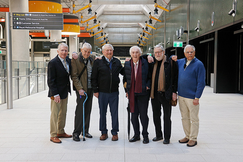Special Metro Tunnel tour for Melbourne’s rail pioneers