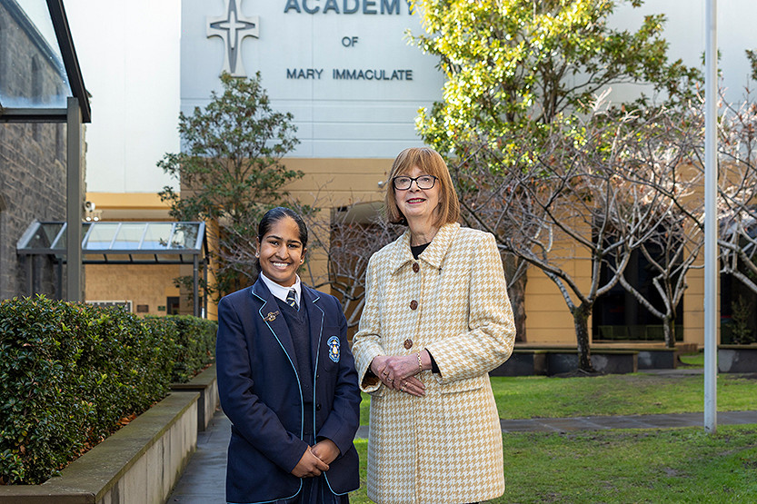 Triumph and tenacity: Trishna’s journey to Year 12 at Academy of Mary Immaculate